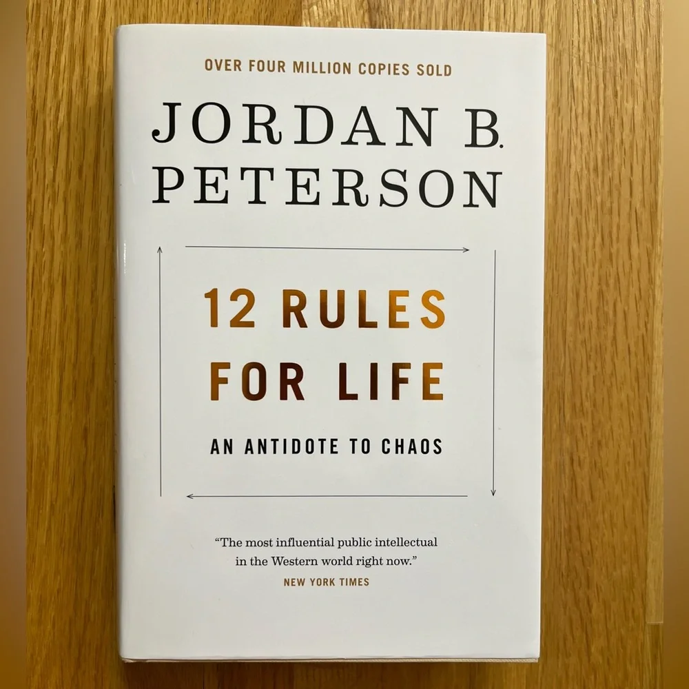 12 Rules For life Jordan B. Peterson An Antidote to Chaos hardcover novel book - Picture 2 of 6
